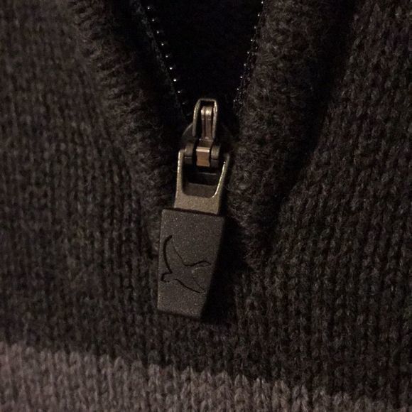 Eddie Bauer Mens XL Gray Red Turtleneck‎ Sweater - Picture 4 of 6